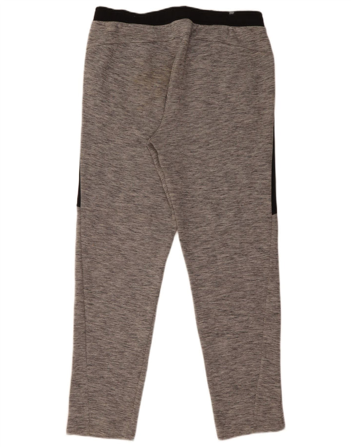 Puma Mens Tracksuit Trousers Large  Grey Colourblock Cotton