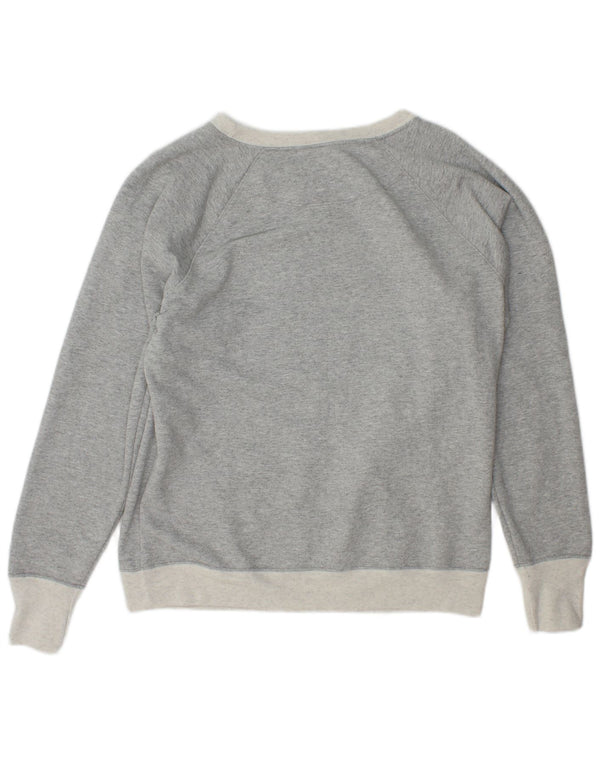 CHAMPION Womens Graphic Sweatshirt Jumper UK 16 Large Grey