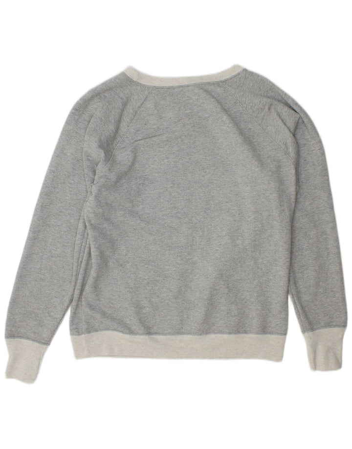 CHAMPION Womens Graphic Sweatshirt Jumper UK 16 Large Grey