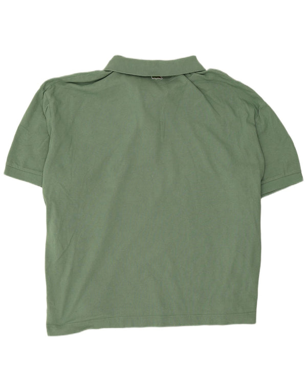 Lacoste Mens Loose Fit Polo Shirt Size 9 4XL Green Cotton