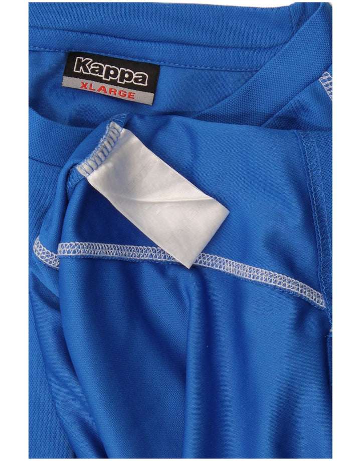 KAPPA Mens Graphic T-Shirt Top XL Blue