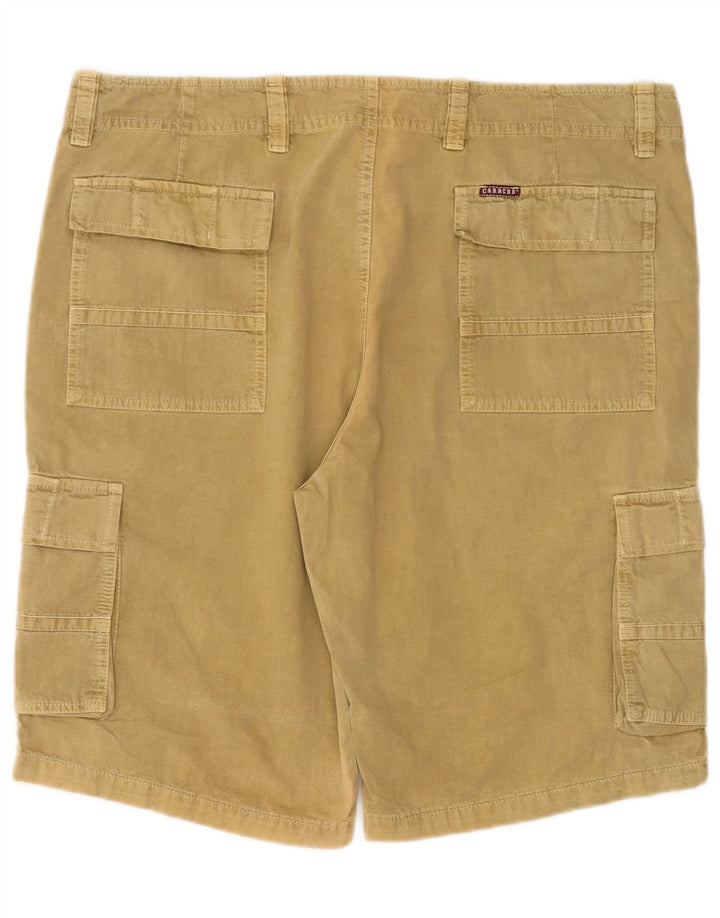 Carrera Mens 618 Cargo Shorts W40 XL Beige Cotton
