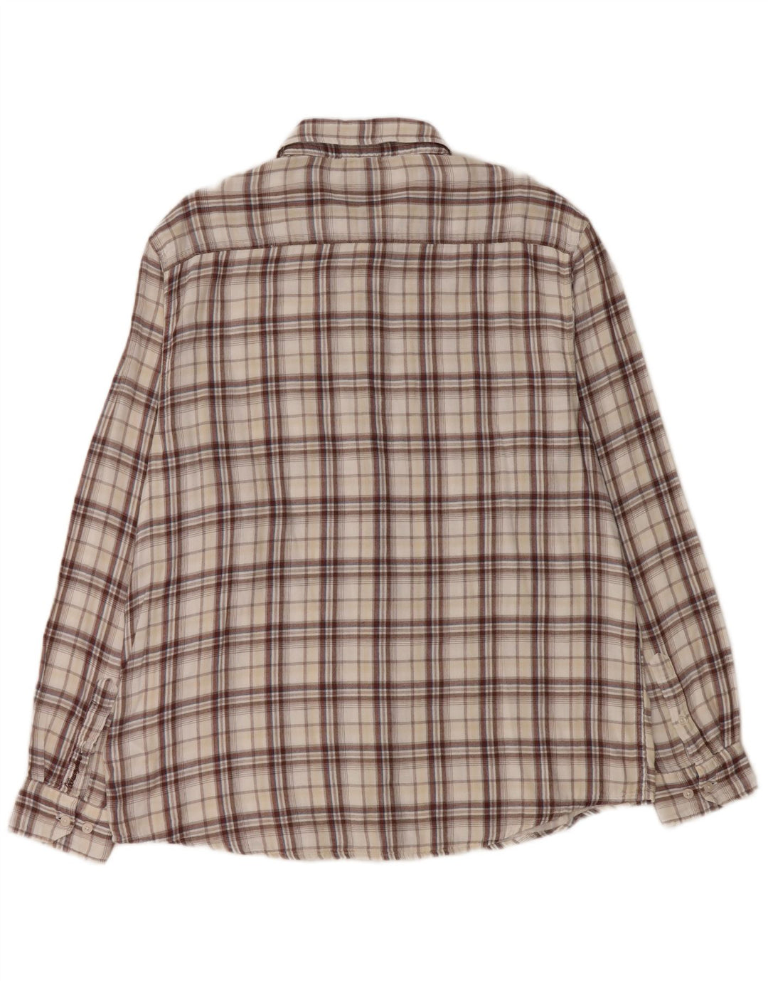 WRANGLER Mens Flannel Shirt XL Multicoloured Check Cotton