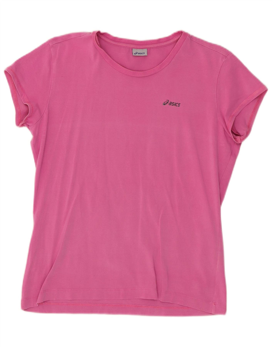 ASICS Womens T-Shirt Top UK 18 XL Pink Cotton