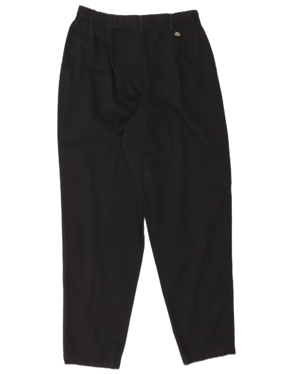 Lee Womens High Waist Pegged Casual Trousers US 14 Large W30 L30 Black