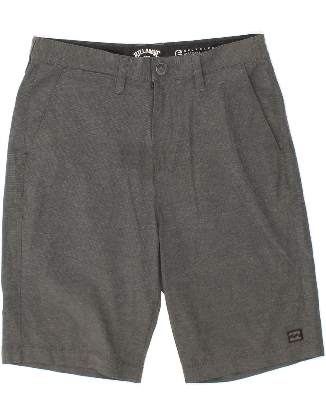 BILLABONG Mens Recycler Chino Shorts W29 Small Grey Polyester Vintage Billabong and Second-Hand Billabong from Messina Hembry 