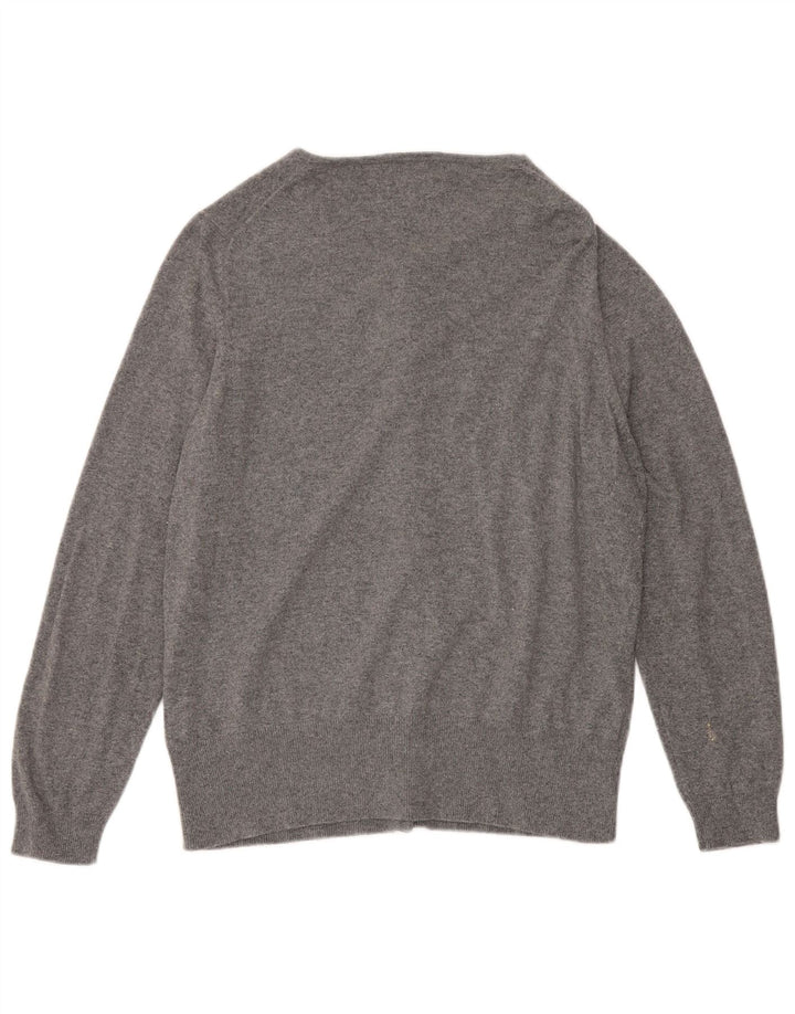 Marks & Spencer Womens Cardigan Sweater UK 22 3XL  Grey Viscose