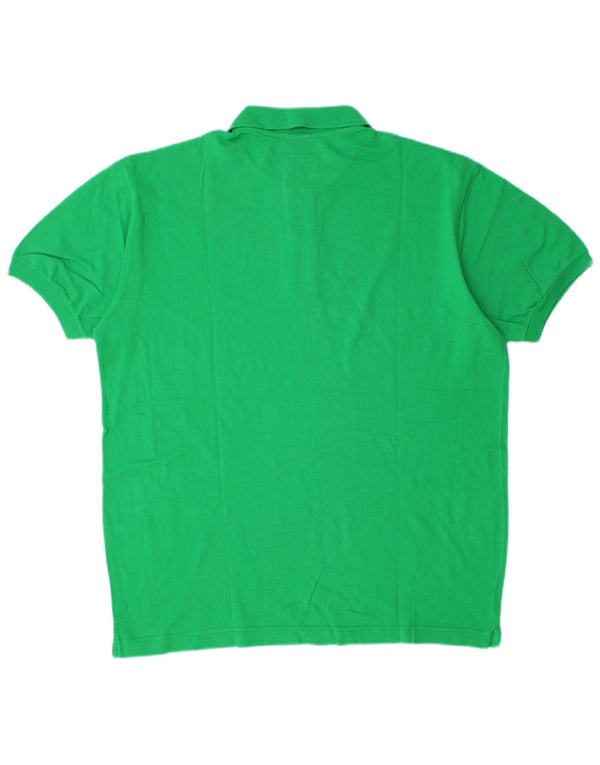 Rifle Mens Polo Shirt Medium Green Cotton