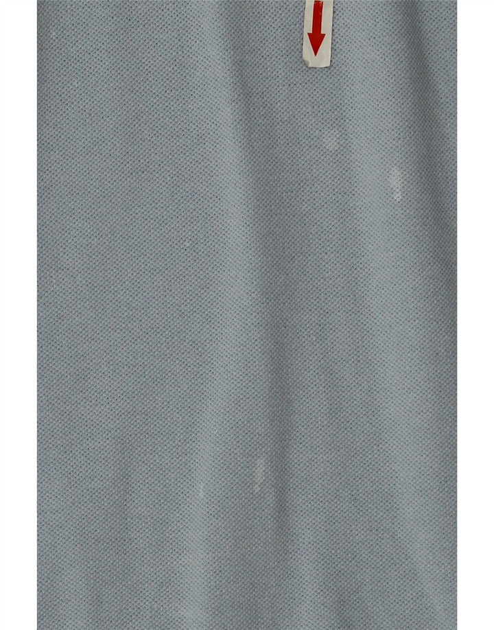 Kappa Mens Long Sleeve Polo Shirt Medium Blue Cotton