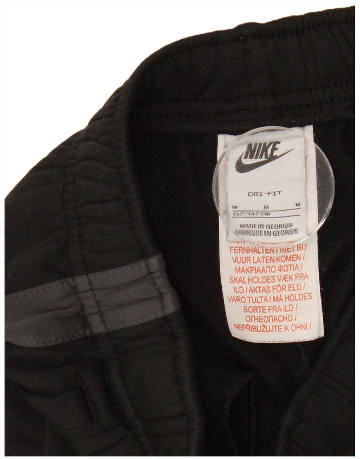 Nike Boys Dri Fit Tracksuit Trousers Joggers 10-11 Years Medium Black