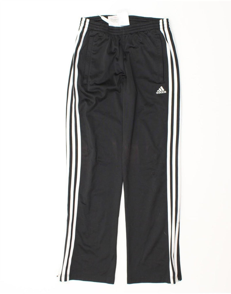 ADIDAS Boys Tracksuit Trousers 11-12 Years Medium Black Polyester Vintage Adidas and Second-Hand Adidas from Messina Hembry 