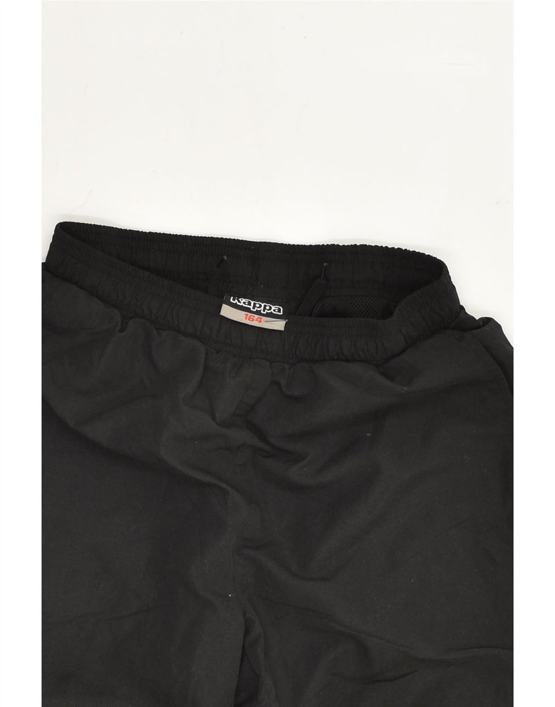 KAPPA Boys Bermuda Sport Shorts 13-14 Years Black | Vintage Kappa | Thrift | Second-Hand Kappa | Used Clothing | Messina Hembry 