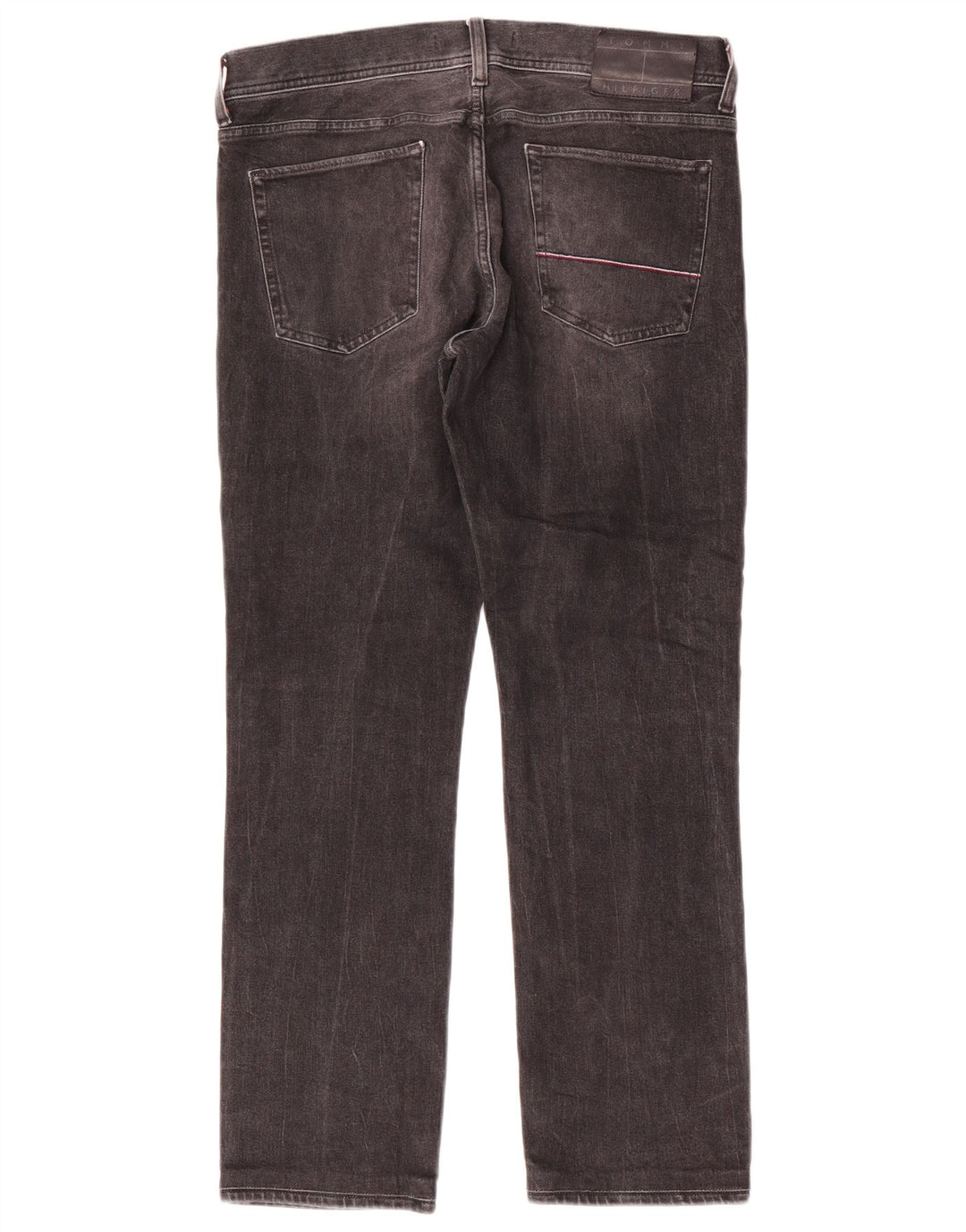 Tommy Hilfiger Mens Straight Jeans W32 L29 Grey Cotton
