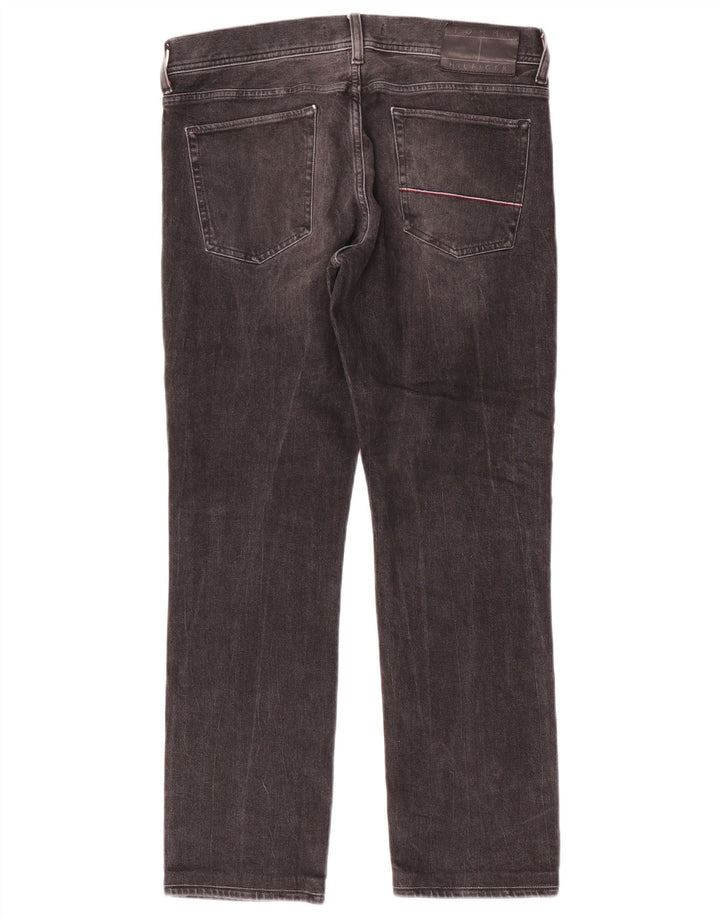 Tommy Hilfiger Mens Straight Jeans W32 L29 Grey Cotton