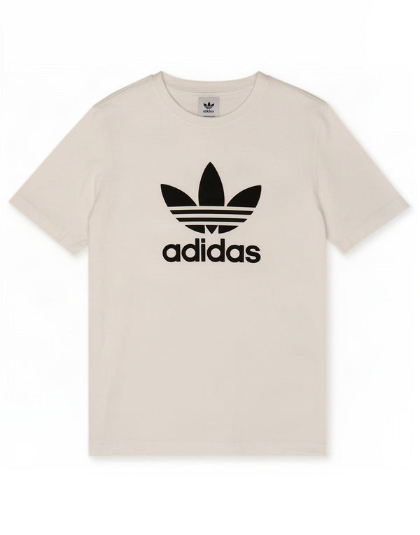 Adidas Mens Graphic T-Shirt Top Small White Cotton