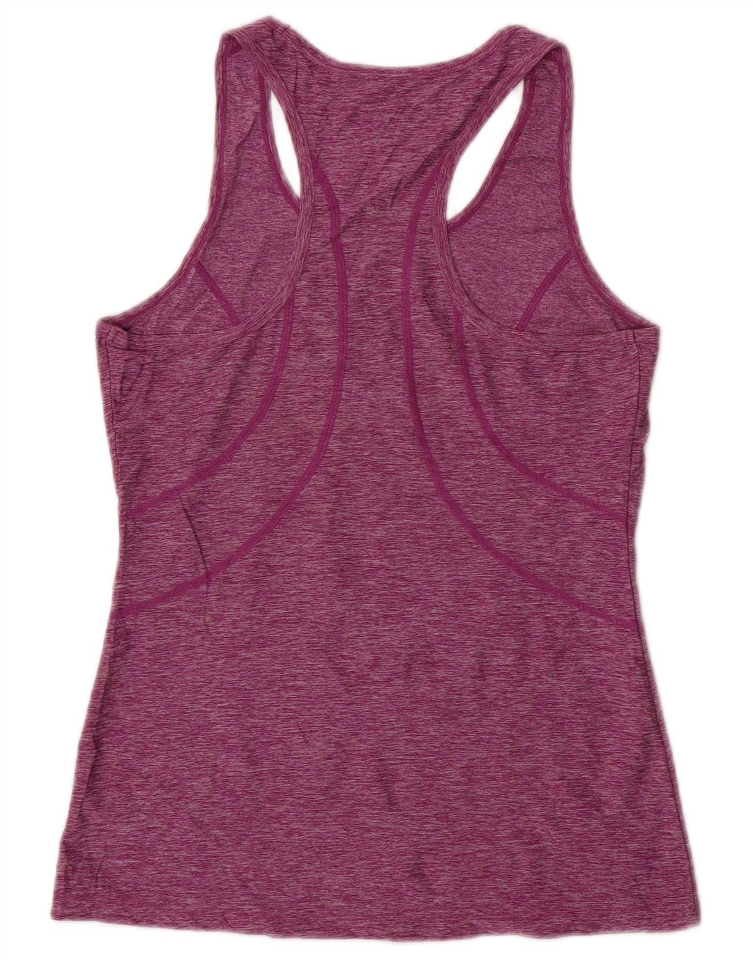 REEBOK Womens Vest Top UK 6 XS Purple Flecked Polyester