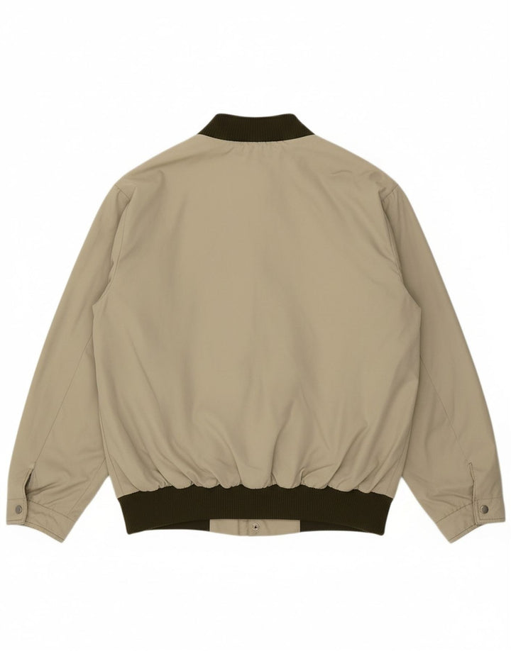 KRAS BRNO Mens Bomber Jacket UK 42 XL Beige