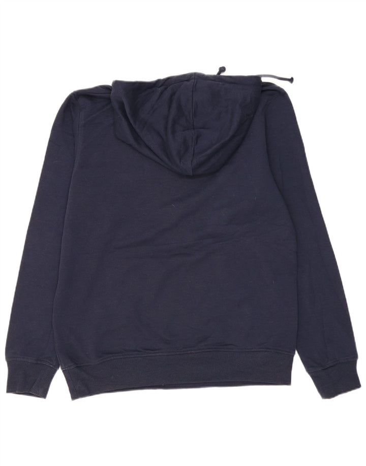 Jack & Jones Mens Hoodie Jumper Large Navy Blue Polyester