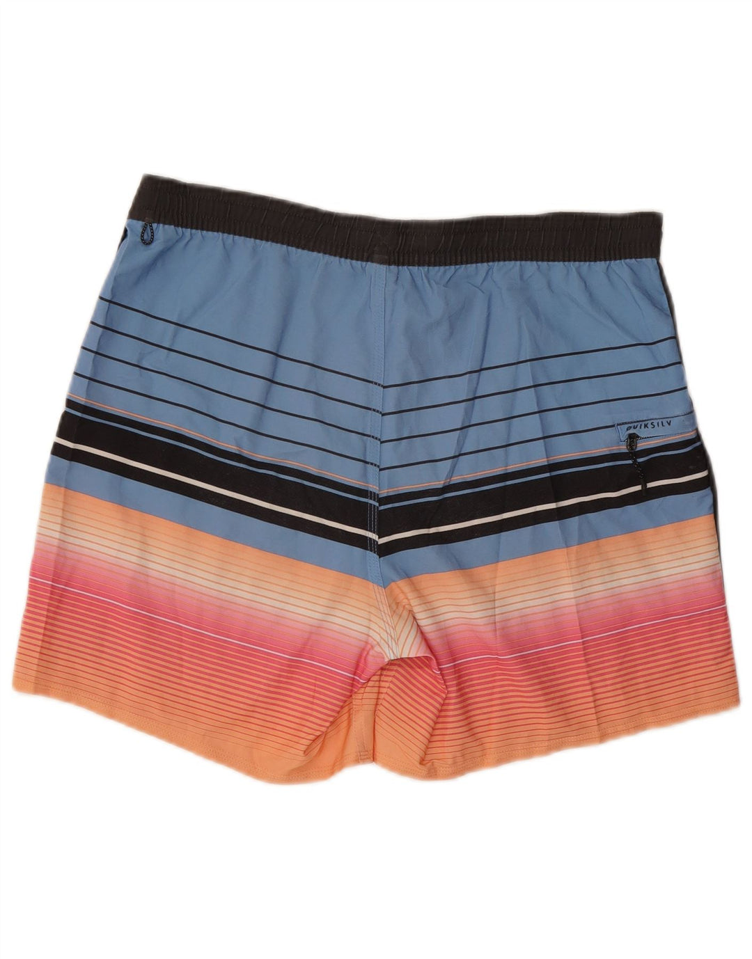 Quiksilver Mens Swimming Shorts Medium Blue Striped