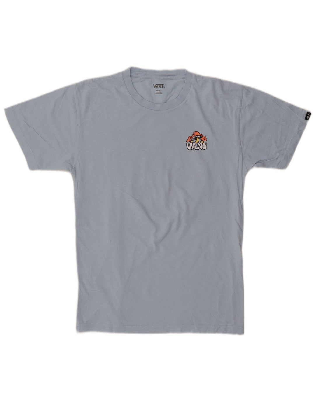 VANS Mens Graphic T-Shirt Top Small Blue