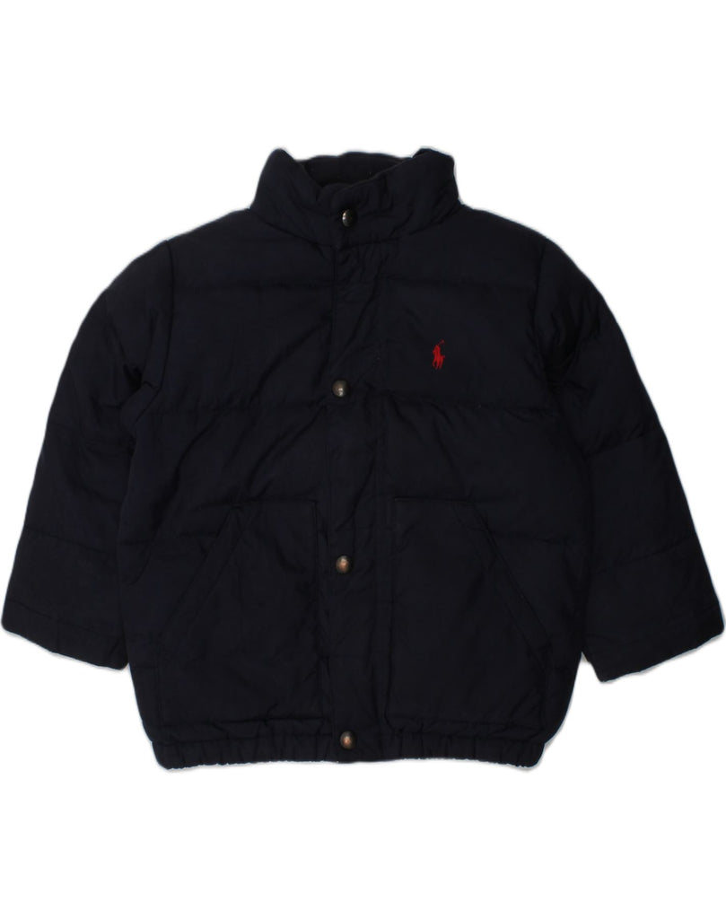 POLO RALPH LAUREN Boys Padded Jacket 2-3 Years Navy Blue Polyester | Vintage Polo Ralph Lauren | Thrift | Second-Hand Polo Ralph Lauren | Used Clothing | Messina Hembry 