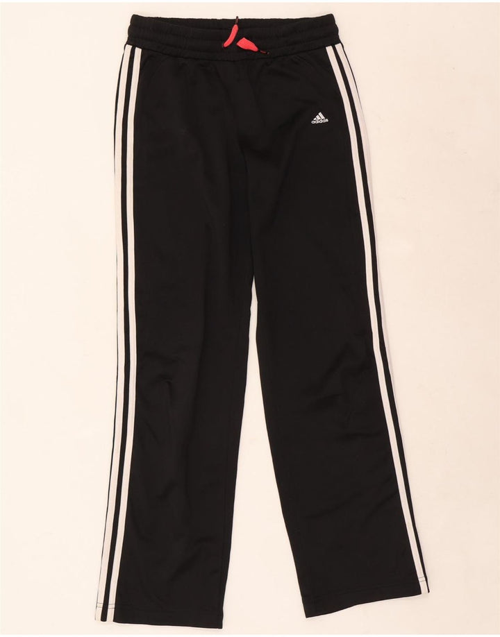 Adidas Girls Tracksuit Trousers 13-14 Years  Black Polyester