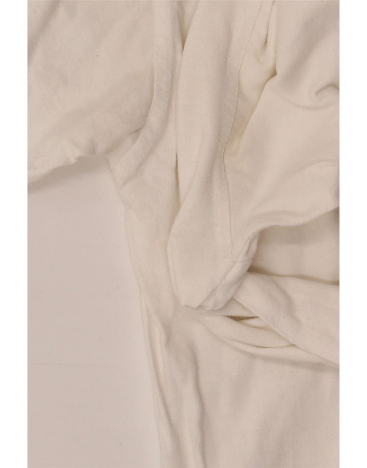 Reebok Mens T-Shirt Top Medium White Cotton