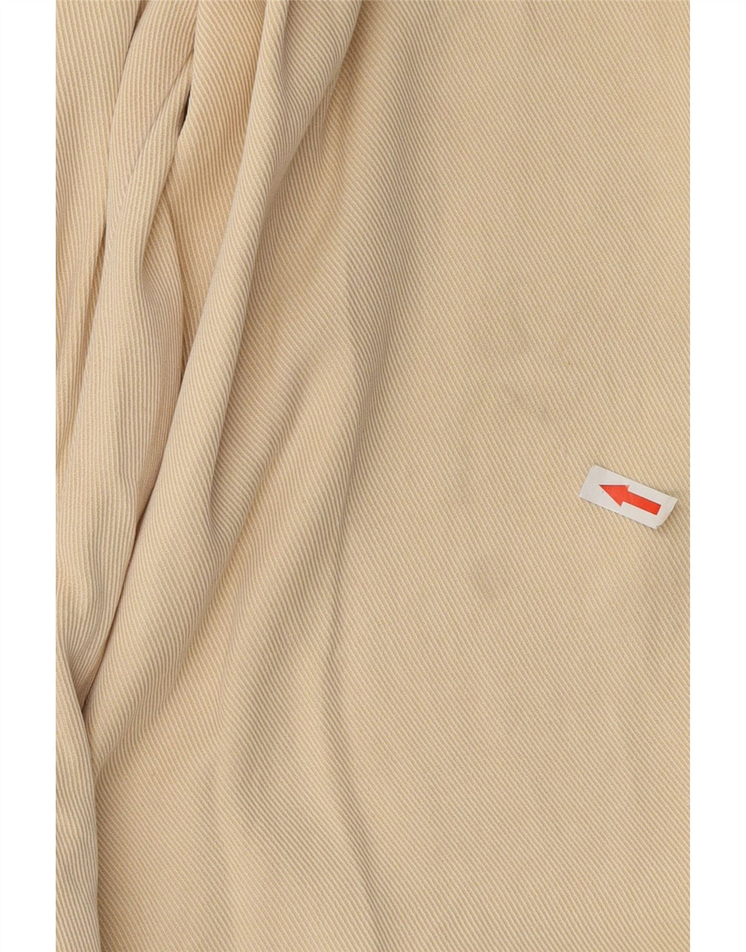 Massimo Dutti Womens Cropped Trousers EU 38 Small W28 L24 Beige Lyocell