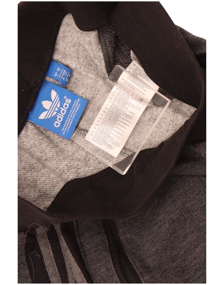 Adidas Mens Tracksuit Trousers Joggers Small  Grey Cotton