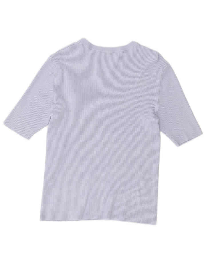Marks & Spencer Womens T-Shirt Top UK 6 XS Blue