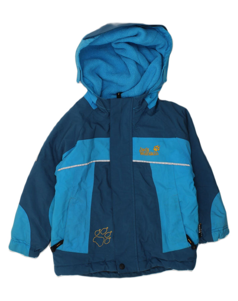 JACK WOLFSKIN Baby Boys Hooded Windbreaker Jacket 18-24 Months Blue | Vintage Jack Wolfskin | Thrift | Second-Hand Jack Wolfskin | Used Clothing | Messina Hembry 