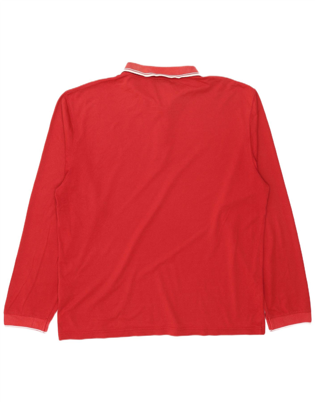 Champion Mens Long Sleeve Polo Shirt 2XL Red