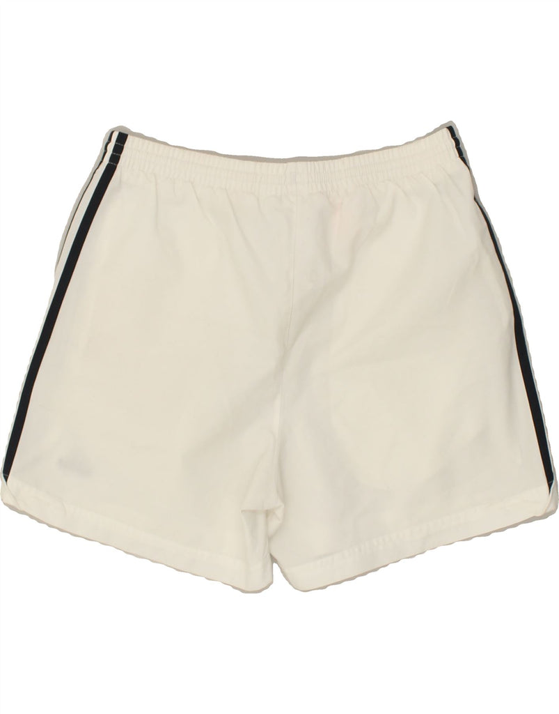 ADIDAS Boys Sport Shorts 9-10 Years White Polyester | Vintage Adidas | Thrift | Second-Hand Adidas | Used Clothing | Messina Hembry 