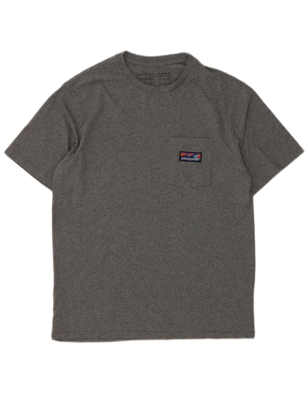 Patagonia Mens Regular Fit T-Shirt Top Small Grey Cotton