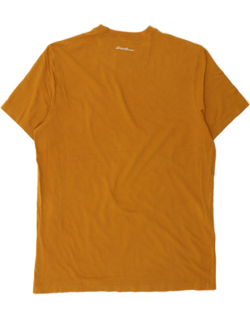 EDDIE BAUER Mens T-Shirt Top Large Brown Cotton Vintage Eddie Bauer and Second-Hand Eddie Bauer from Messina Hembry 