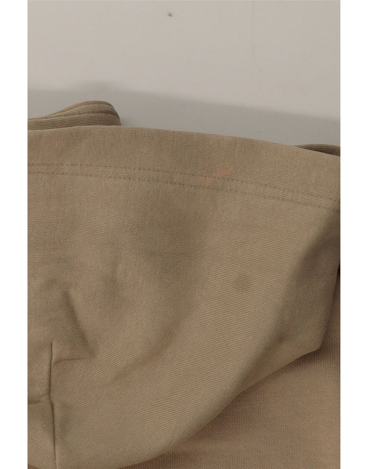 Champion Mens Hoodie Jumper Medium Beige Cotton