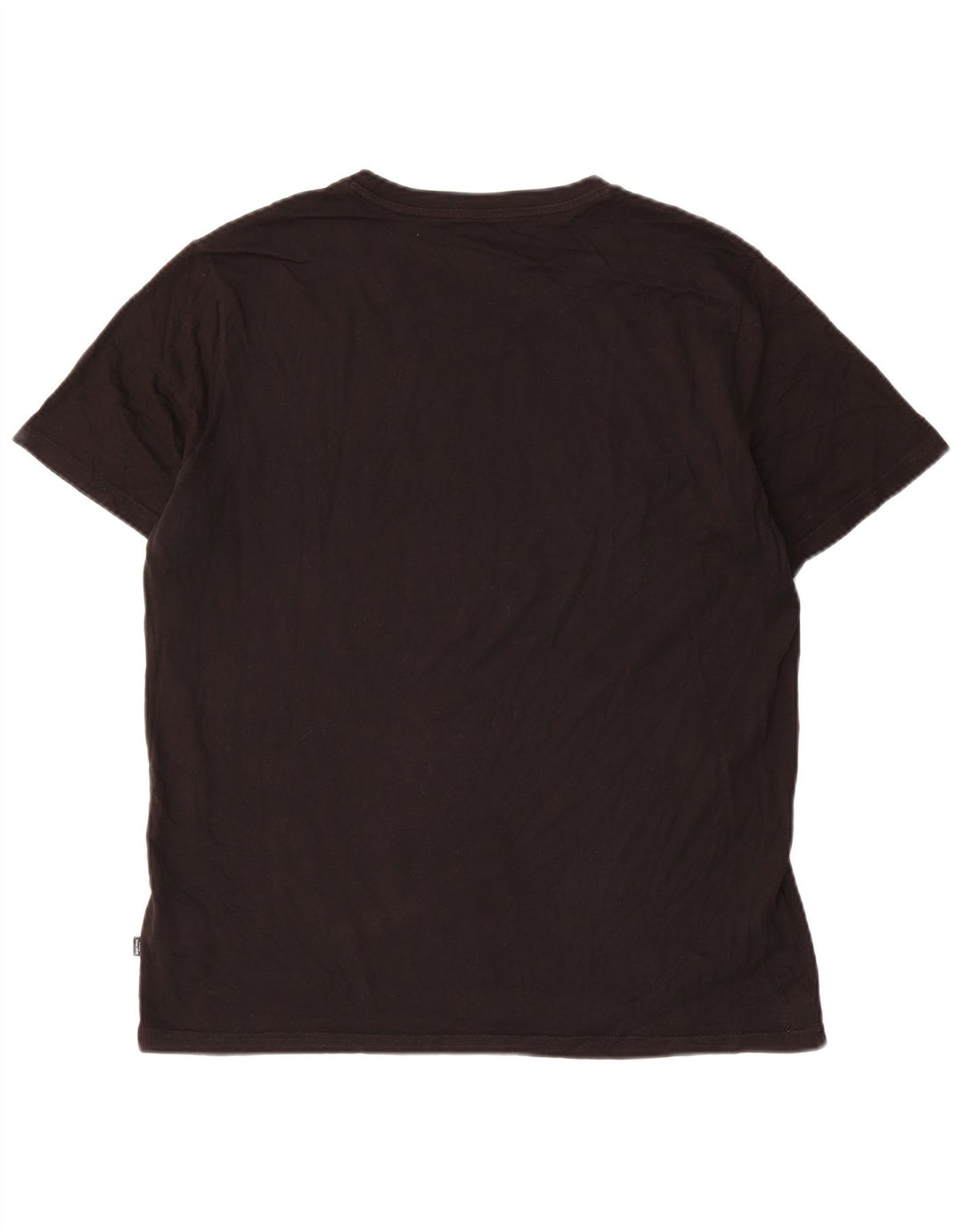 Puma Mens Graphic T-Shirt Top Medium Black Cotton