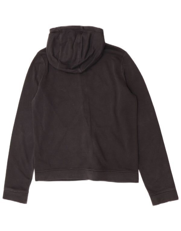 Nike Boys Zip Hoodie Sweater 13-14 Years XL  Black Colourblock Cotton