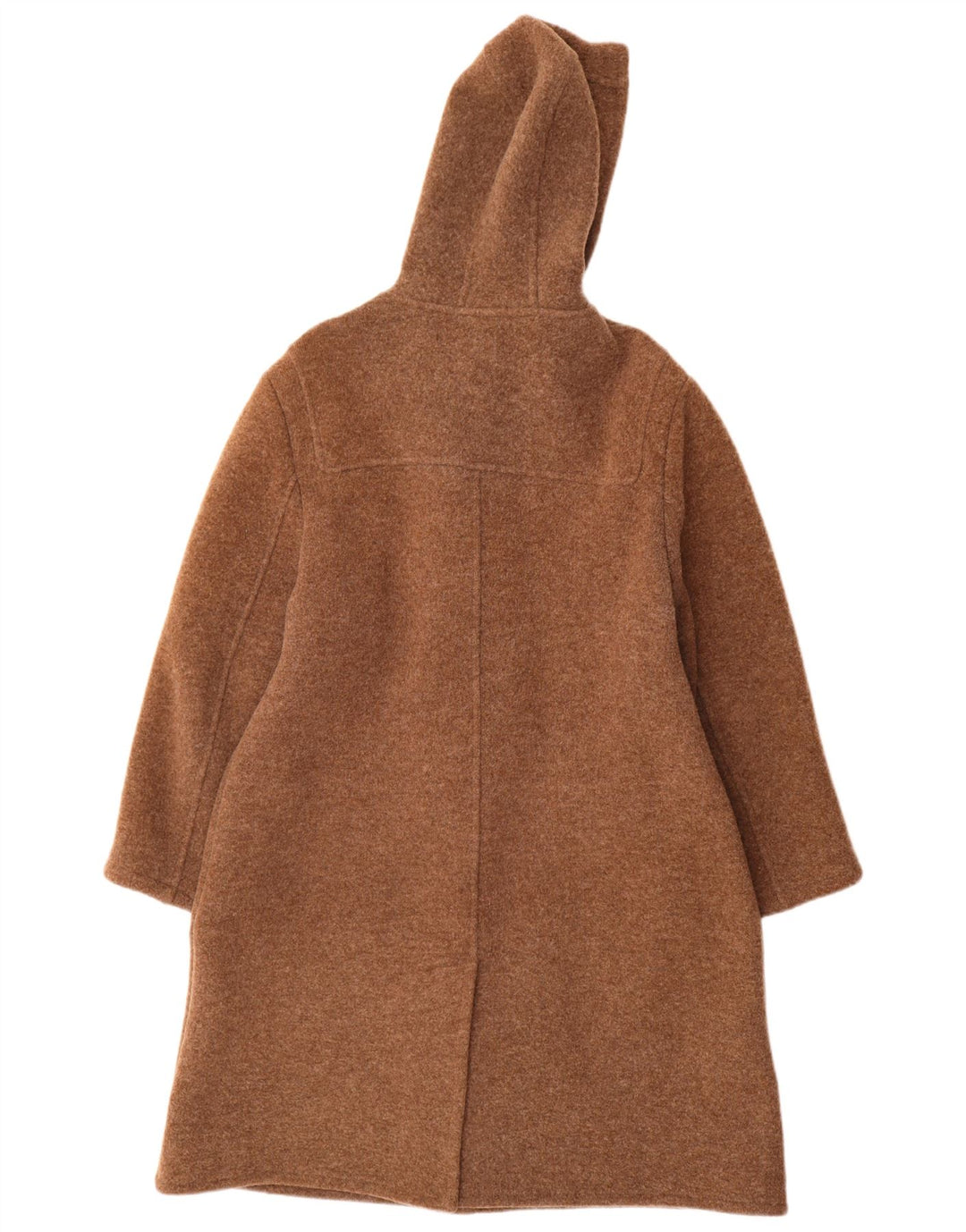 Isabella G Womens Hooded Duffle Coat UK 14 Medium Brown New Wool