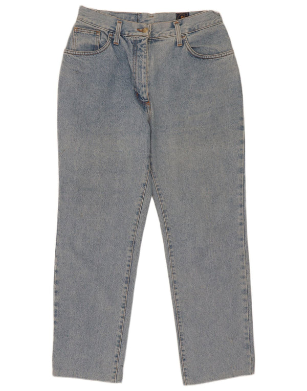 Cappopera Womens High Waist Tapered Jeans W32 L27 Blue Cotton