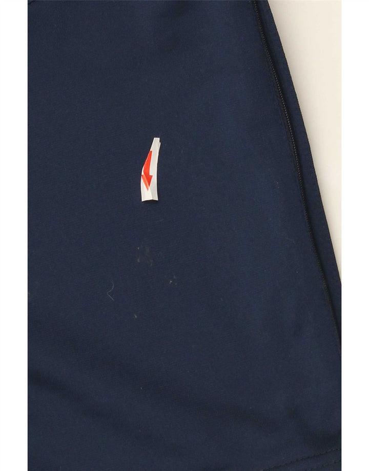 Erima Womens Tracksuit Trousers UK 16 Large Navy Blue Colourblock