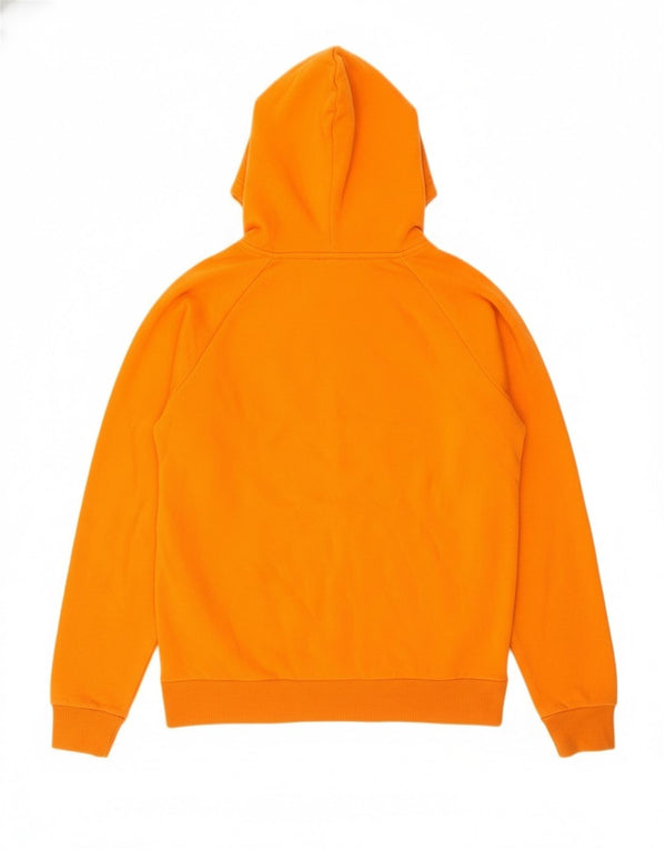 Under Armour Mens Graphic Loose Fit Hoodie Jumper Small Orange Cotton