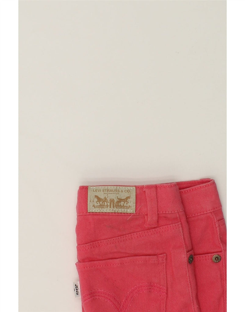 LEVI'S Girls Denim Shorts 5-6 Years W20  Pink Ramie | Vintage Levi's | Thrift | Second-Hand Levi's | Used Clothing | Messina Hembry 