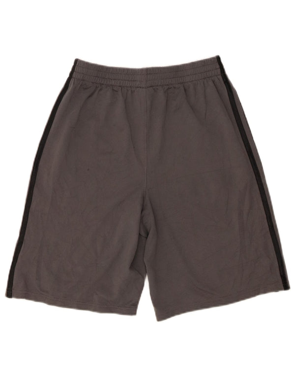 Adidas Boys Sport Shorts 14-15 Years Large Grey Polyester