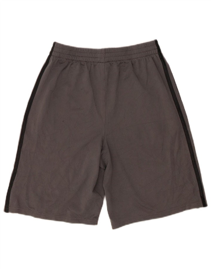 Adidas Boys Sport Shorts 14-15 Years Large Grey Polyester