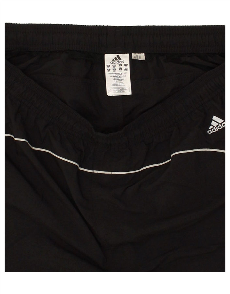 ADIDAS Mens Sport Shorts 2XL Black Nylon Vintage Adidas and Second-Hand Adidas from Messina Hembry 