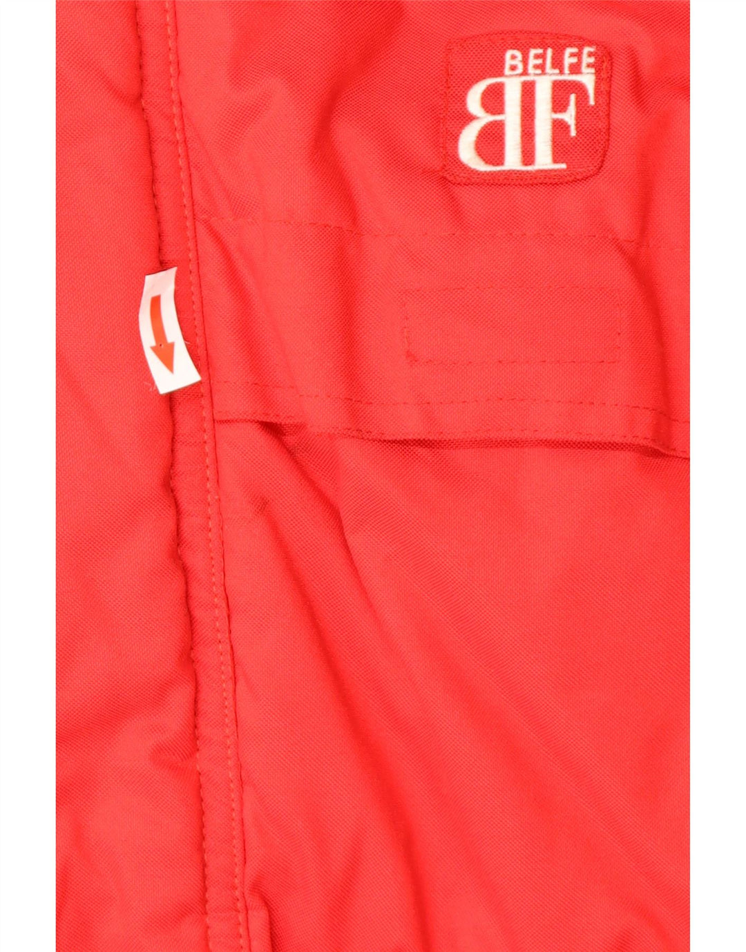 Belfe & Belfe Mens Loose Fit Padded Jacket UK 36 Small Red
