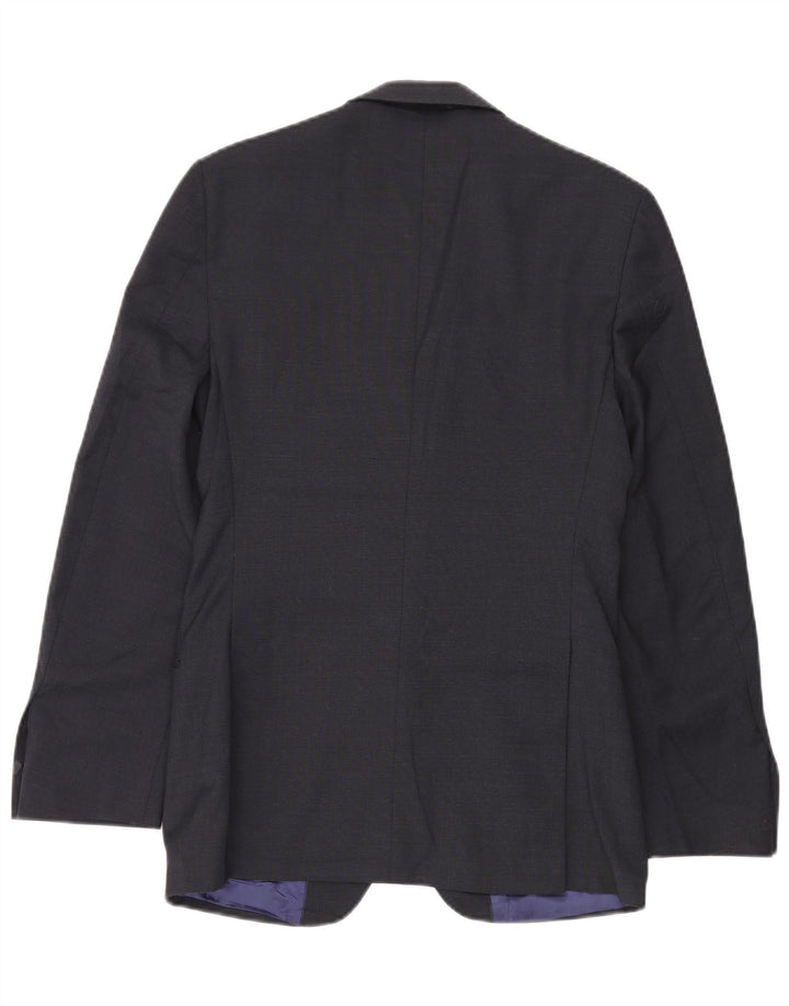 Marks & Spencer Mens 2 Button Blazer Jacket UK 34 XS Navy Blue Wool