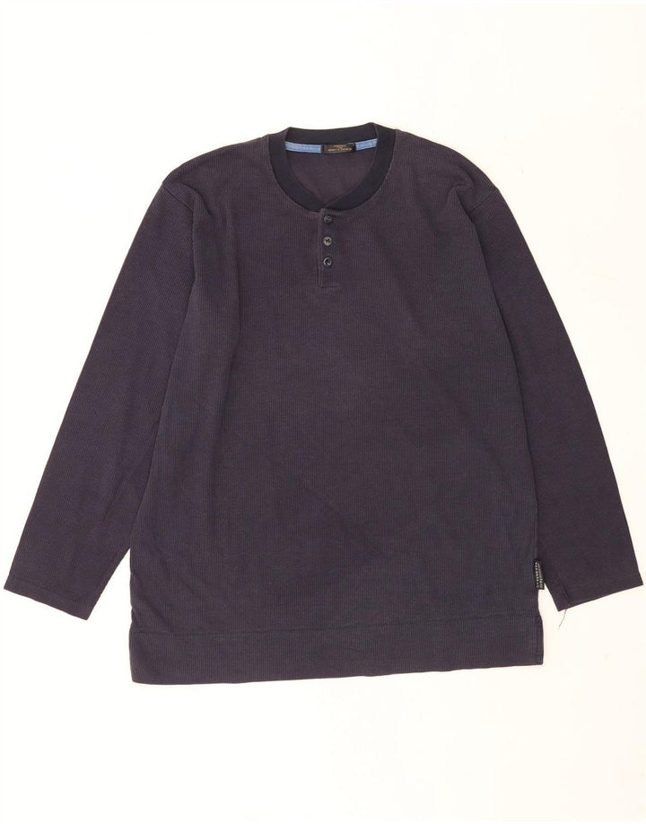 Marks & Spencer Mens Sweatshirt Jumper Medium Navy Blue Cotton
