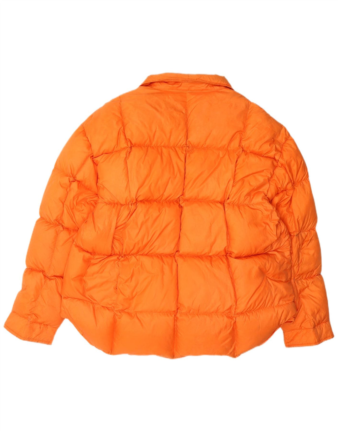 Vintage Mens Padded Jacket UK 16 Large Orange Nylon